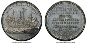 "The Chinese Junk Keying" white metal Medal 1848 MS62 PCGS, BHM-2322. 26mm. Struck in celebration of the first Chinese ship to visit Europe. Watery an...