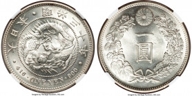 Meiji Yen Year 30 (1897) MS63 NGC, KM-YA25.3. Blast white with only light wisps of reverse handling visible against an abundance of icy luster. 

HI...