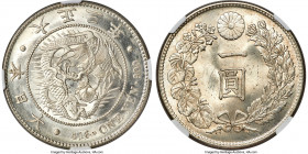 Taisho Yen Year 3 (1914) MS64 NGC, KM-Y38, JNDA 01-10A. A stunning example of this popular Yen emission, veiled in a wholly satiny appearance demonstr...