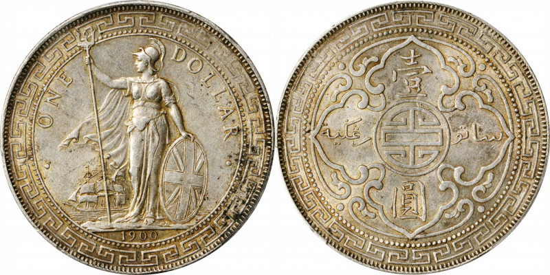 GREAT BRITAIN. Trade Dollar, 1900-B. Bombay Mint. PCGS MS-62.

KM-T5; Mars-BTD...