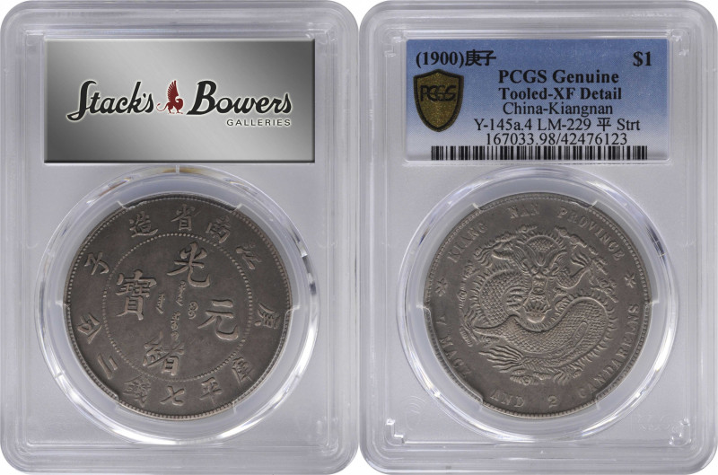 CHINA. Kiangnan. 7 Mace 2 Candareens (Dollar), CD (1900). Nanking Mint. PCGS Gen...