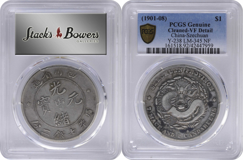 CHINA. Szechuan. 7 Mace 2 Candareens (Dollar), ND (1901-08). Chengdu Mint. PCGS ...