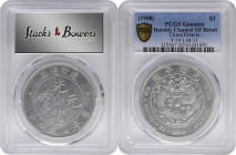 CHINA. 7 Mace 2 Candereens (Dollar), ND (1908). Tientsin Mint. PCGS Genuine--Harshly Cleaned, EF Details.

L&M-11; K-216; KM-Y-14; WS-0029. Though q...