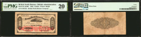 BRITISH NORTH BORNEO. The British North Borneo Company. 1 Dollar, 1936. P-28. PMG Very Fine 20.

PMG comments "Minor Rust".

Estimate: $120 - $200