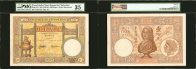 FRENCH INDO-CHINA. Banque de L'Indochine. 100 Piastres, ND (1936-39). P-51d. PMG Choice Very Fine 35.

Estimate: $150 - $250