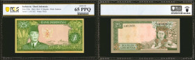 INDONESIA. Bank Indonesia. 25 Rupiah, 1960 (1964). P-84a. PCGS Banknote Gem Uncirculated 65 PPQ.

Estimate: $15 - $25