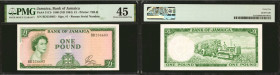 JAMAICA. Bank of Jamaica. 1 Pound, 1960 (ND 1964). P-51Cb. PMG Choice Extremely Fine 45.

Estimate: $48 - $80