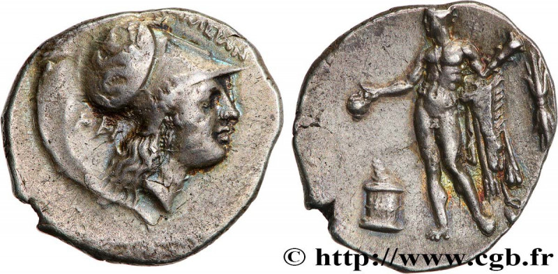 LUCANIA - HERACLEA
Type : Nomos, statère ou didrachme 
Date : c. 276-250 AC. 
Mi...