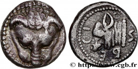 BRUTTIUM - REGGIO
Type : Drachme 
Date : c. 494/493 - 480 AC. 
Mint name / Town : Rhégium 
Metal : silver 
Diameter : 27  mm
Orientation dies : 3  h.
...