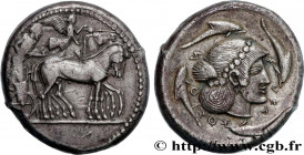SICILY - SYRACUSE
Type : Tétradrachme 
Date : c. 480/478 - 475 AC. 
Mint name / Town : Syracuse, Sicile 
Metal : silver 
Diameter : 25  mm
Orientation...