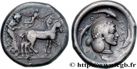 SICILY - SYRACUSE
Type : Tétradrachme 
Date : c. 475-470 AC. 
Mint name / Town : Sicile, Syracuse 
Metal : silver 
Diameter : 24,5  mm
Orientation die...