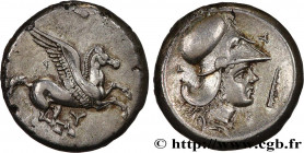 ILLYRIA - DYRRHACHIUM
Type : Statère 
Date : c. 350-300 AC. 
Mint name / Town : Dyrrachium, Illyrie 
Metal : silver 
Diameter : 21  mm
Orientation die...