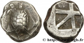 AEGINA - AEGINA ISLAND - AEGINA
Type : Statère 
Date : c. 457-456 AC. 
Mint name / Town : Égine 
Metal : silver 
Diameter : 18,5  mm
Orientation dies ...