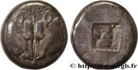 AIOLIS - LESBOS ISLAND - MYTILENE
Type : Double sicle 
Date : c. 550-480 
Mint name / Town : Mytilène, Éolide 
Metal : billon 
Diameter : 20,5  mm
Wei...