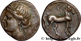 ZEUGITANA - CARTHAGE
Type : Quart de shekel 
Date : c. 220-210 AC. 
Mint name / Town : Carthage, Zeugitane 
Metal : silver 
Diameter : 14,5  mm
Orient...