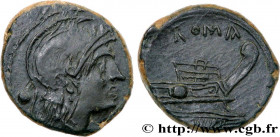 ROMAN REPUBLIC - ANONYMOUS
Type : Uncia ou once frappée 
Date : c. 211-206 AC. 
Mint name / Town : Rome 
Metal : bronze 
Diameter : 20  mm
Orientation...