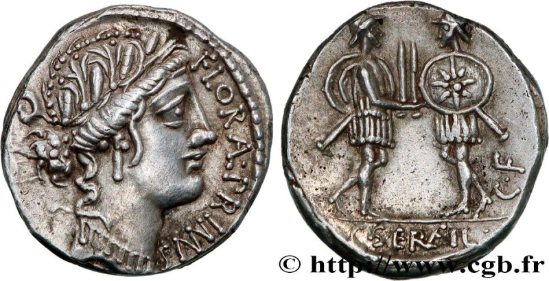 SERVILIA
Type : Denier 
Date : 57 AC. 
Mint name / Town : Rome 
Metal : silver 
...