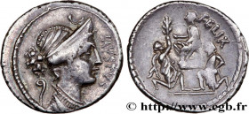 CORNELIA
Type : Denier 
Date : 56 AC. 
Mint name / Town : Rome 
Metal : silver 
Millesimal fineness : 950  ‰
Diameter : 19  mm
Orientation dies : 6  h...