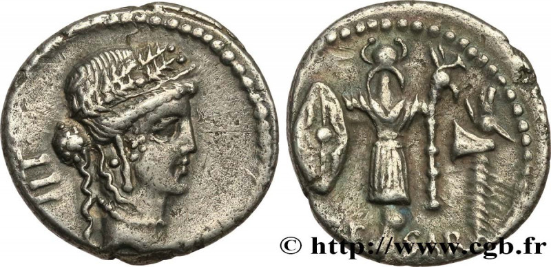 JULIUS CAESAR
Type : Denier 
Date : c. 48 AC 
Mint name / Town : Grèce 
Metal : ...