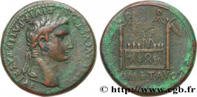LUGDUNUM - LYON - AUGUSTUS
Type : Sesterce 
Date : c. 10-14 
Mint name / Town : Lyon  
Metal : copper 
Diameter : 34,5  mm
Orientation dies : 12  h.
W...