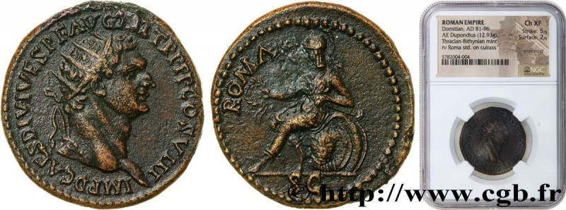 DOMITIANUS
Type : Dupondius 
Date : 81 
Mint name / Town : Atelier incertain (Th...