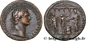 DOMITIANUS
Type : As 
Date : 88 
Mint name / Town : Rome 
Metal : copper 
Millesimal fineness : 900  ‰
Diameter : 28  mm
Orientation dies : 6  h.
Weig...