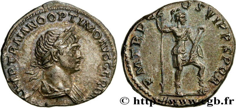 TRAJANUS
Type : Denier 
Date : 115 
Mint name / Town : Rome 
Metal : silver 
Mil...