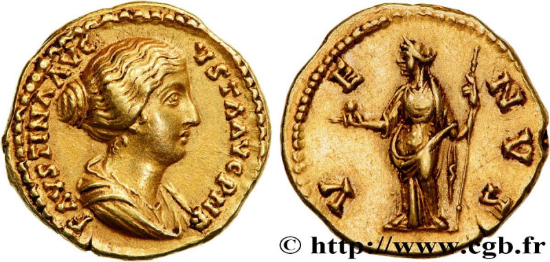 FAUSTINA MINOR
Type : Aureus 
Date : 148-152 
Mint name / Town : Rome 
Metal : g...