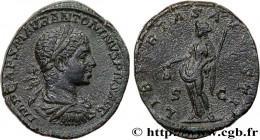 ELAGABALUS
Type : Sesterce 
Date : 220 
Mint name / Town : Rome 
Metal : copper 
Diameter : 31,5  mm
Orientation dies : 6  h.
Weight : 21,70  g.
Rarit...