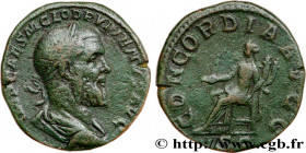 PUPIENUS
Type : Sesterce 
Date : 238 
Mint name / Town : Rome 
Metal : copper 
Diameter : 29,5  mm
Orientation dies : 12  h.
Weight : 19,90  g.
Rarity...