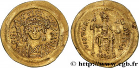 JUSTIN II
Type : Solidus 
Date : 567-578 
Mint name / Town : Constantinople 
Metal : gold 
Millesimal fineness : 1000  ‰
Diameter : 20,5  mm
Orientati...