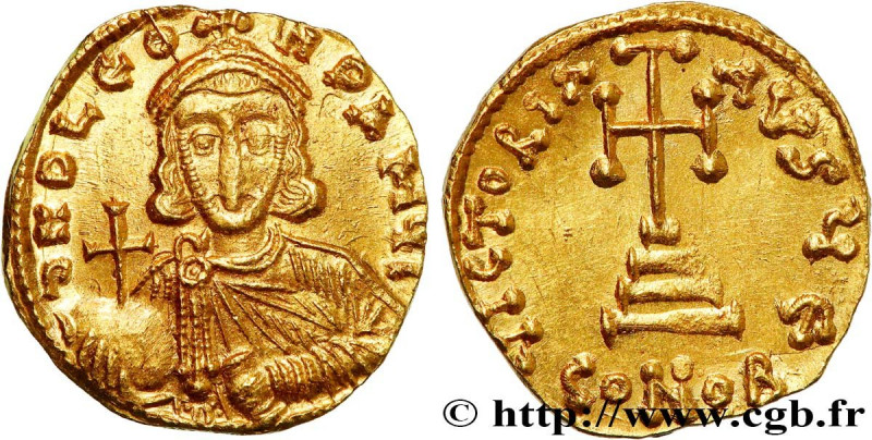 LEO III
Type : Solidus 
Date : 717-720 
Mint name / Town : Constantinople 
Metal...