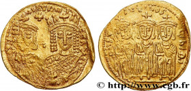 CONSTANTINE VI and IRENA
Type : Solidus 
Date : 792-793 
Mint name / Town : Constantinople 
Metal : gold 
Diameter : 21  mm
Orientation dies : 7  h.
W...