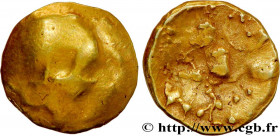 GALLIA BELGICA - ATREBATES (Area of Arras)
Type : Quart de statère en or au croissant 
Date : c. 80-50 AC. 
Metal : gold 
Diameter : 12  mm
Weight : 1...