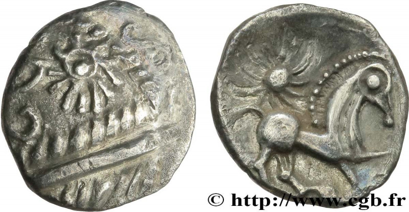 GALLIA BELGICA - BELLOVACI (Area of Beauvais)
Type : Quart de statère d'argent à...