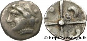GAUL, UNSPECIFIED
Type : Drachme hybride 
Date : Ier siècle avant J.-C. 
Metal : silver 
Diameter : 16  mm
Orientation dies : 1  h.
Weight : 3,48  g.
...