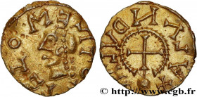 TREMBLAY - SEINE-ET-OISE
Type : Triens, monétaire Alandulfo 
Date : (VIIe siècle) 
Mint name / Town : Tremblay-en-France (93) 
Metal : gold 
Diameter ...