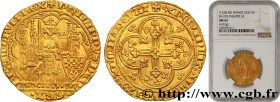 PHILIP VI OF VALOIS
Type : Écu d'or à la chaise 
Date : 01/01/1337 
Date : n.d. 
Metal : gold 
Millesimal fineness : 1000  ‰
Diameter : 28,5  mm
Orien...