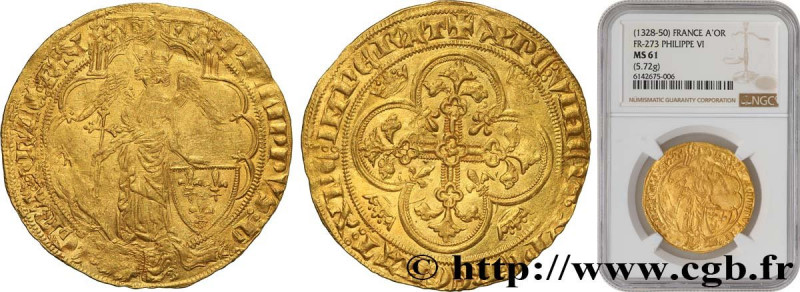 PHILIP VI OF VALOIS
Type : Ange d'or 
Date : 27/01/1341 
Date : n.d. 
Metal : go...