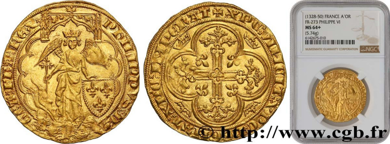 PHILIP VI OF VALOIS
Type : Ange d'or 
Date : 26/06/1342 
Metal : gold 
Millesima...