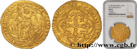 PHILIP VI OF VALOIS
Type : Ange d'or 
Date : 26/06/1342 
Metal : gold 
Millesimal fineness : 1000  ‰
Diameter : 32  mm
Orientation dies : 11  h.
Weigh...