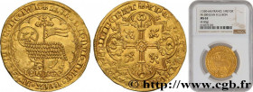 JOHN II "THE GOOD"
Type : Mouton d'or 
Date : 17/01/1355 
Date : n.d. 
Metal : gold 
Millesimal fineness : 1000  ‰
Diameter : 30,5  mm
Orientation die...