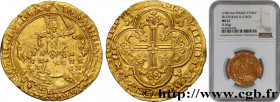 JOHN II "THE GOOD"
Type : Franc à cheval 
Date : 05/12/1360 
Date : n.d. 
Metal : gold 
Millesimal fineness : 1000  ‰
Diameter : 29  mm
Orientation di...