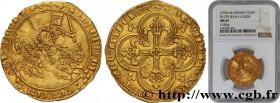 JOHN II "THE GOOD"
Type : Franc à cheval 
Date : 05/12/1360 
Date : n.d. 
Metal : gold 
Millesimal fineness : 1000  ‰
Diameter : 29,5  mm
Orientation ...