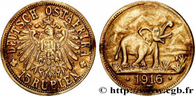 GERMAN EAST AFRICA - WILLIAM II
Type : 15 Rupien 
Date : 1916 
Mint name / Town : Tabora 
Quantity minted : 9803 
Metal : gold 
Millesimal fineness : ...