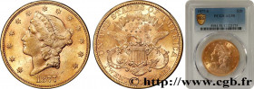 UNITED STATES OF AMERICA
Type : 20 Dollars "Liberty" 
Date : 1877 
Mint name / Town : San Francisco 
Quantity minted : 1735000 
Metal : gold 
Millesim...