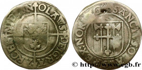NORWAY - OLAV ENGELBREKTSSON
Type : 1 Skilling  
Date : (1523-1537) 
Mint name / Town : Trondheim 
Metal : silver 
Diameter : 24  mm
Orientation dies ...