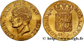 NETHERLANDS - KINGDOM OF HOLLAND - LOUIS NAPOLEON
Type : Ducat d'or, 2ème type 
Date : 1809 
Mint name / Town : Utrecht 
Quantity minted : 2370620 
Me...