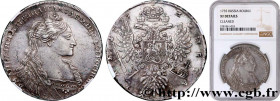 RUSSIA
Type : 1 Rouble Anne 
Date : 1735 
Mint name / Town : Moscou 
Quantity minted : - 
Metal : silver 
Millesimal fineness : 729  ‰
Diameter : 40,5...