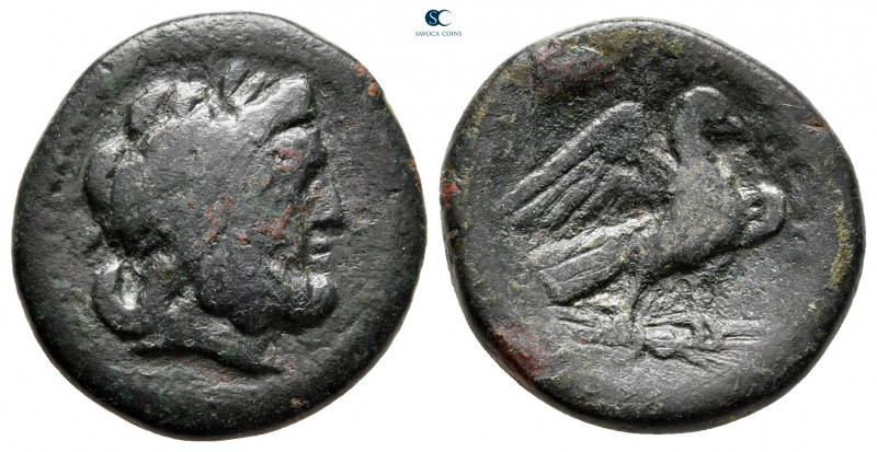 Sicily. Syracuse circa 212-150 BC. 
Bronze Æ

20 mm, 5,66 g



very fine